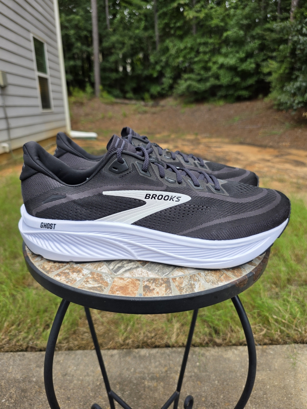 Brooks Ghost 18 1104931D090 Black Running Shoes Sneakers Men Size 14 D Worn 1x